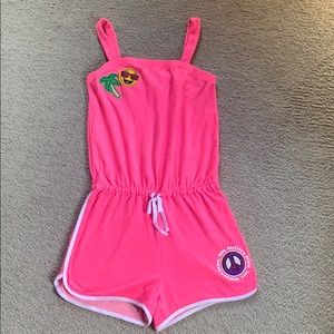Pink Bathing Suit Coverup (romper)